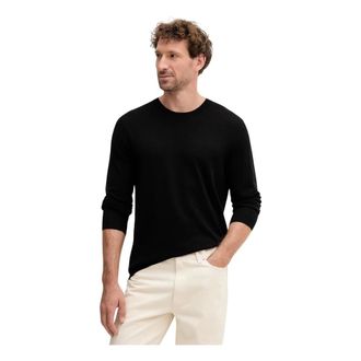 Karl Lagerfeld Truien & Vesten, Heren, Zwart, S, Polyester, Round-neck Truien