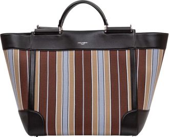 Dolce & Gabbana Sicily Jacquard Stoffen Handtas - Heren - Shoppers - Veelkleurig - ONE Size - Katoen - Tassen