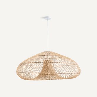 AM.PM Hanglamp in gevlochten rotan, Titou