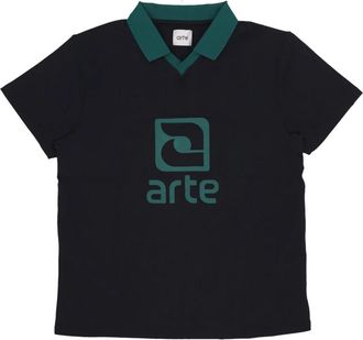 Arte Pole Man Logo Collar Tee - Heren - Polos - Zwart - M - Tops