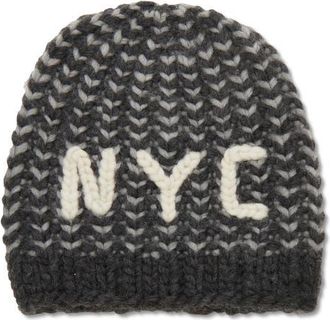 Lele Sadoughi NYC Knit Beanie in Slate Melange at Nordstrom