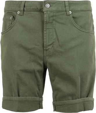 Dondup Stijlvolle Bermuda Shorts - Heren - Korte Broeken - Groen - W36 - Katoen - Korte Broeken