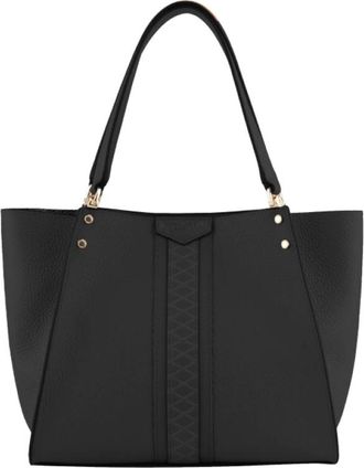 Pourchet Tassen, Dames, Zwart, ONE Size, Leer, Petit cabas Hebdo Madison