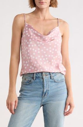 Renee C Sleeveless Cowl Neck Tank in Pink at Nordstrom Rack, Size X-Small