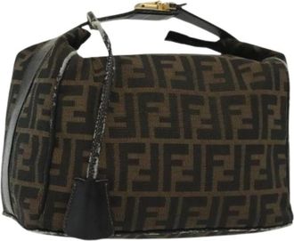 Fendi Pre-owned Canvas fendi-bags - Dames - Vintage Handtas - Bruin - ONE Size - Leer - Vintage