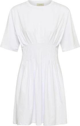 Gestuz Gloria GZ Dress - Dames - Korte kleedjes - Wit - S - Katoen - Kleedjes