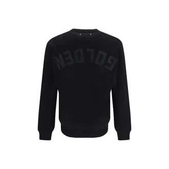 Golden Goose Ribbed Knit Cotton Sweater - Black