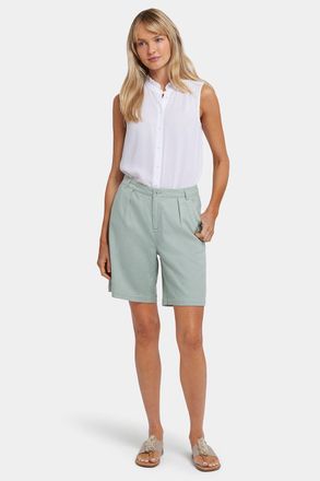 NYDJ Relaxed Shorts In Stretch Linnen