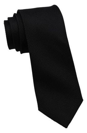 Ben Sherman Textured Silk Tie in Black at Nordstrom Rack