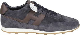 Hogan H699 Sneakers - Heren - Sneakers - Blauw - 42 1/2 EU - Leer - Schoenen