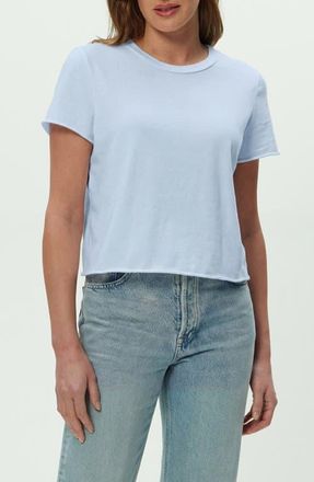 Michael Stars Jackie Raw Edge T-Shirt in Splash at Nordstrom, Size X-Small