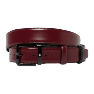 Montblanc Belts, male, Brown, Size: ONE SIZE Reversible Black/Cassis Belt