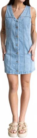 Pistola Denim Carmel Denim Mini Dress In Blue