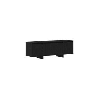 vidaXL Vidaxl - Black Oak tv Cabinet - 120x30x40.5 cm - Engineered Wood