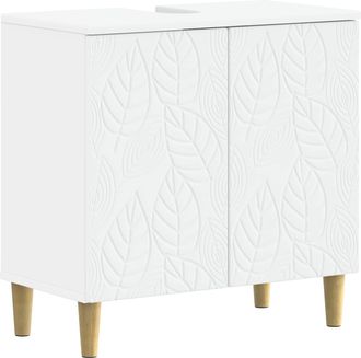 vidaXL Mueble De Lavabo Para Ba&ntilde;o Delft Blanco 59,5 X 31,5 X 59 Cm Vidaxl