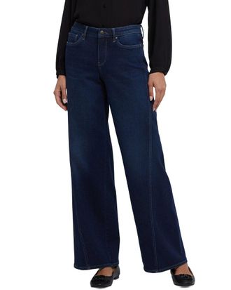 NYDJ Nydj Petite Teresa Ink Skyline Wide Leg Jean