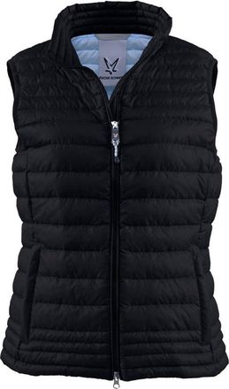 Fuchs Schmitt Steppweste FUCHS SCHMITT Steppweste, Damen, Gr. 34, blau (marine), Web, Obermaterial: 100% Polyester. Futter: 100% Polyester. Wattierung: 100% Polyest