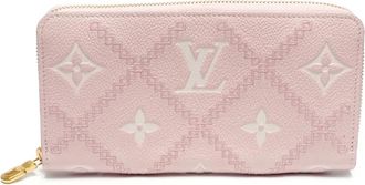 Louis Vuitton Portafoglio con ricamo Zippy 2021-2025 - Rosa