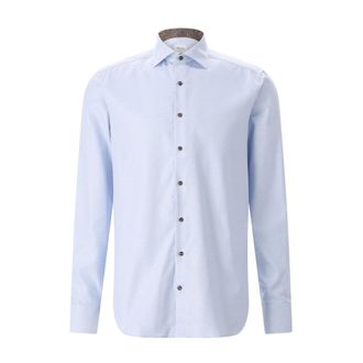Stenstr&ouml;ms Formele Overhemden - Heren - Zakelijke Overhemden - Blauw - 2XL - Katoen - Overhemden