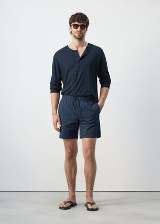 Mango Costume basic coulisse blu marino scuro - Uomo - XL - MANGO MAN