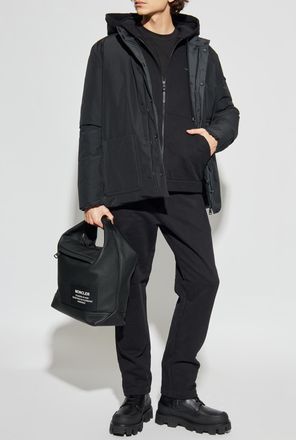 Moncler Reversible Down Jacket Ouille, Mens, Black