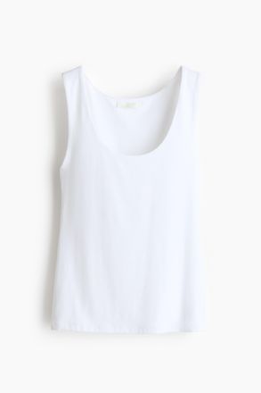 H&M Tanktop aus Mikrofaser - White
