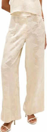 Marie Oliver Rudy Silk Pants In Turtledove