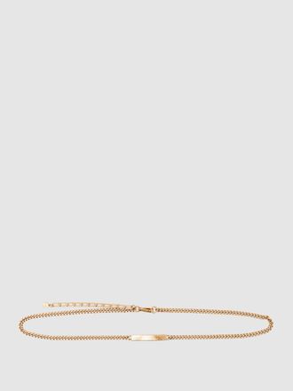 Reiss Gold Chain-link Belt, S & M