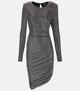 Veronica Beard Miniabito Cyrus metallizzato