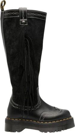 Dr. Martens Schoenen, Dames, Zwart, 40 EU, Su&egrave;de, Desert Rodeo Quad Hoge Leren & Su&egrave;de Laarzen