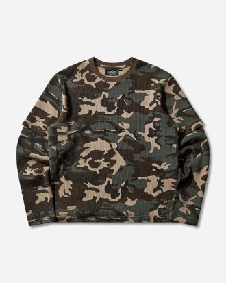 AFB Thermal Layered Longsleeve T-Shirt Camo Green