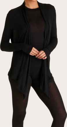Alala Washable Cashmere Cardigan In Black