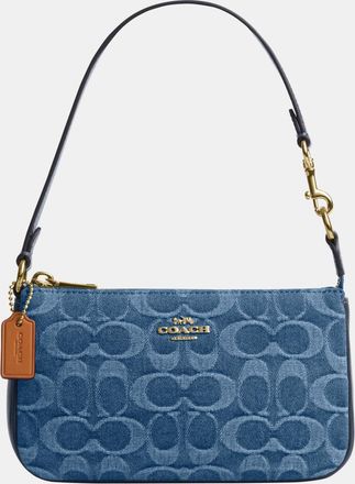 Coach Womens Nolita 19 In Signature Denim - Blue - One Size