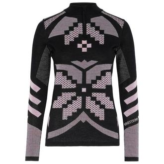Kari Traa Faith Half Zip Merinounterw&auml;sche f&uuml;r Damen | schwarz