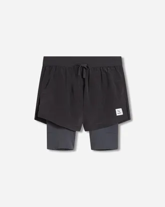 Puma Men s SAYSKY 2-in-1 9in Shorts Flat Dark Gray