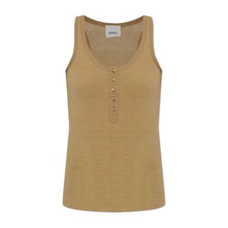 Isabel Marant Helma Top - Dames - Tops - Bruin - Maat: M Zijde