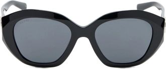 Gucci J0740 Rechthoekige Zonnebril - Dames - Zonnebrillen - Zwart - ONE Size - Accessoires