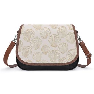 Generic Seashell Pattern Fashion Womens Crossbody Bags Novelty Handbag Shoulder Bag Purse