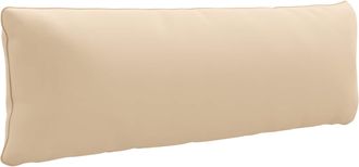 vidaXL Coj&iacute;n De Respaldo De 1 Pieza Putten 100% Poli&eacute;ster Crema Vidaxl