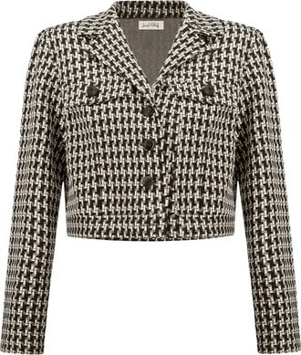 Joseph Ribkoff Cropped Boucl&eacute; Jas - Dames - Jassen - Veelkleurig - Maat: XL Spandex