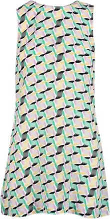Attic and Barn Zijde Blend Top met Viscose - Dames - Tops zonder mouwen - Veelkleurig - XS - Tops