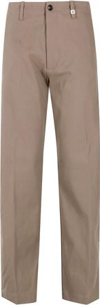 Myths Pantalone Lungo - Dames - Chinos - Groen - L - Broeken