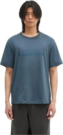 Helmut Lang T-Shirts - Heren - T-shirts - Blauw - M - Tops