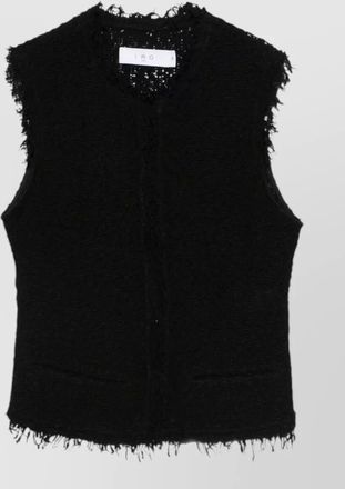 Iro shanny cotton vest crew neck sleeveless