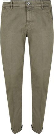 Pantaloni Torino Venezia Chinos - Heren - Chinos - Groen - W36 - Katoen - Broeken