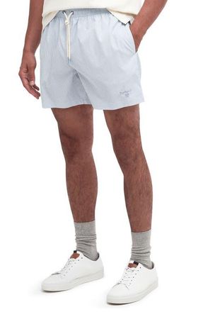 Barbour Somerset Swim Trunks in Sky Blue at Nordstrom, Size Xx-Large