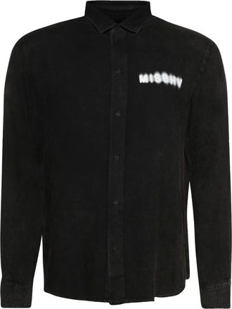 Misbhv Community Superfluid shirt - men - Viscose - M - Black