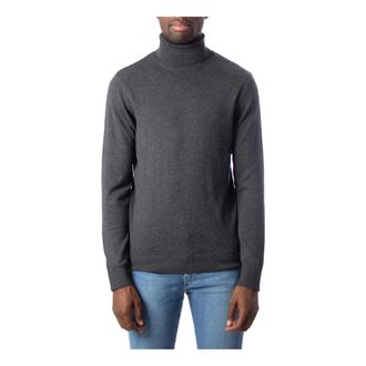Jack & Jones Cardigans - Heren - Coltruien - Grijs - L - Katoen - Truien & Vesten