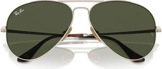 Ray-Ban 58mm Pilot Aviator Sunglasses in Gold Flash at Nordstrom