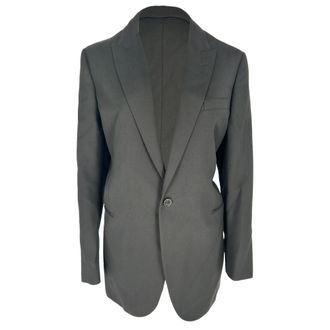 Celine Pre-owned Womens Single-Breasted Classic Blazer in Black Wool - Size EU 38